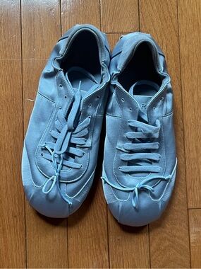 Abra Blue Satin Ballet Sneakers Dover Street Market size 38